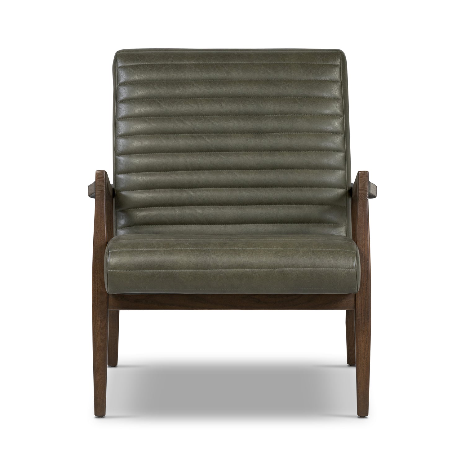 Rowan Leather Lounge Chair | Olivine Green | Set of 2 
