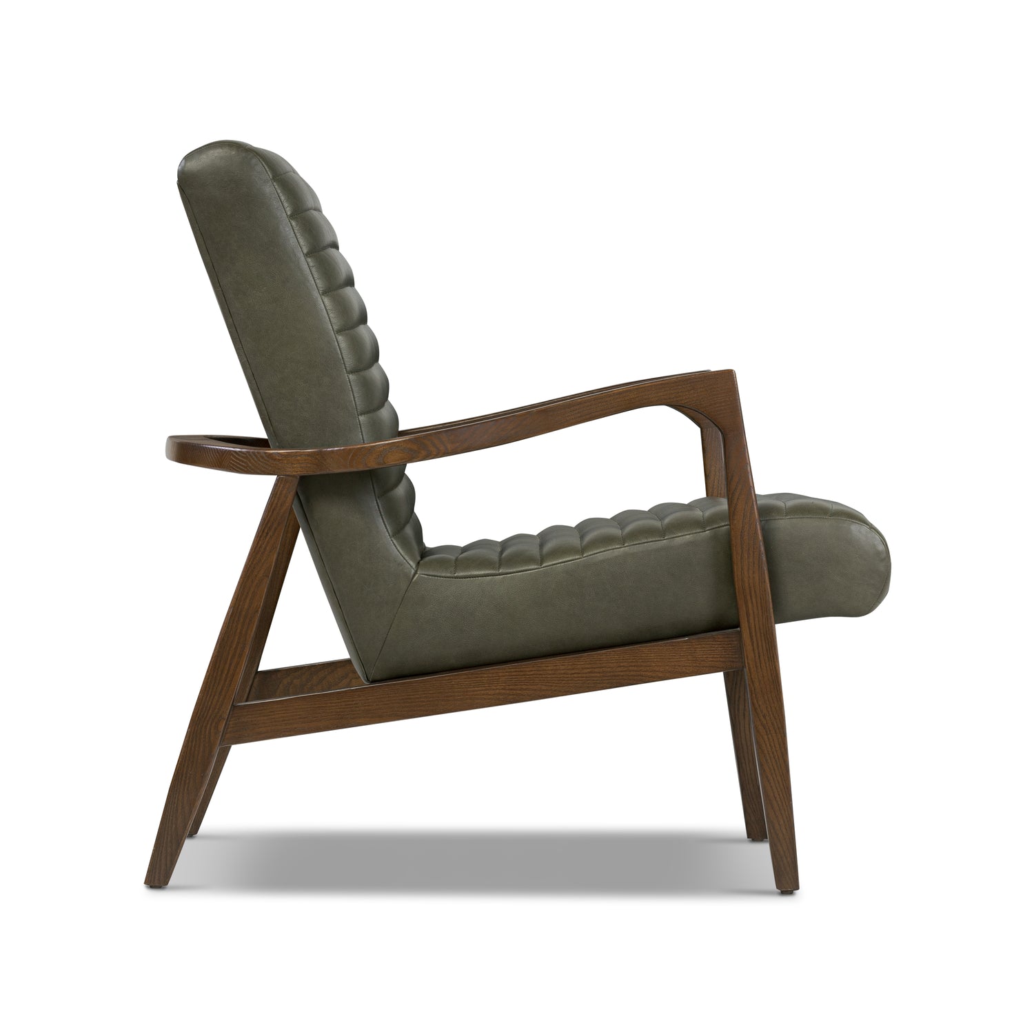 Rowan Leather Lounge Chair | Olivine Green | Set of 2 