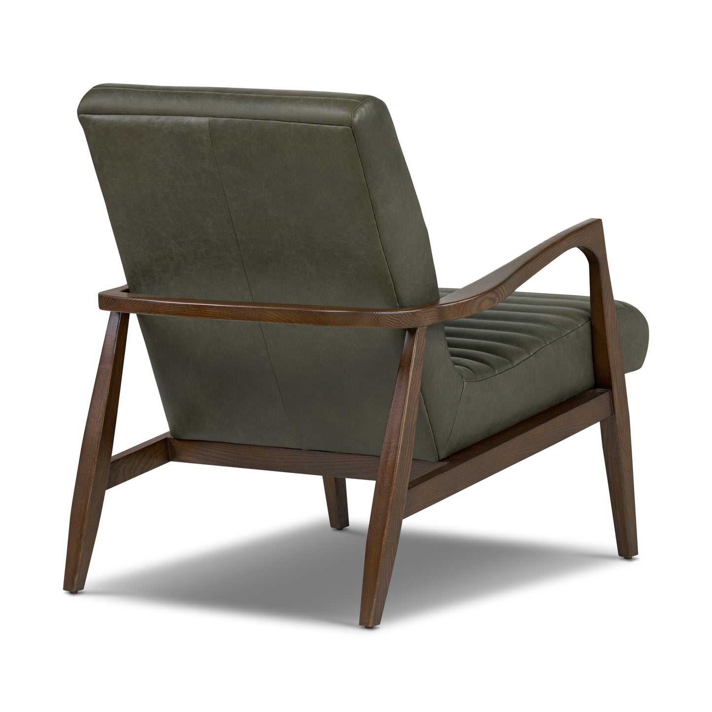 Rowan Leather Lounge Chair | Olivine Green | Set of 2