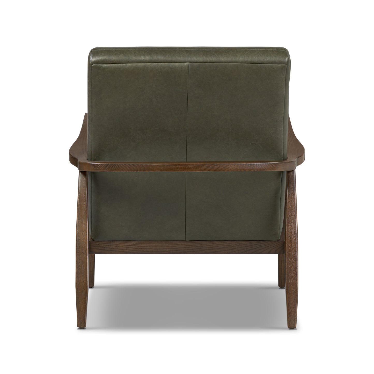Rowan Leather Lounge Chair | Olivine Green | Set of 2