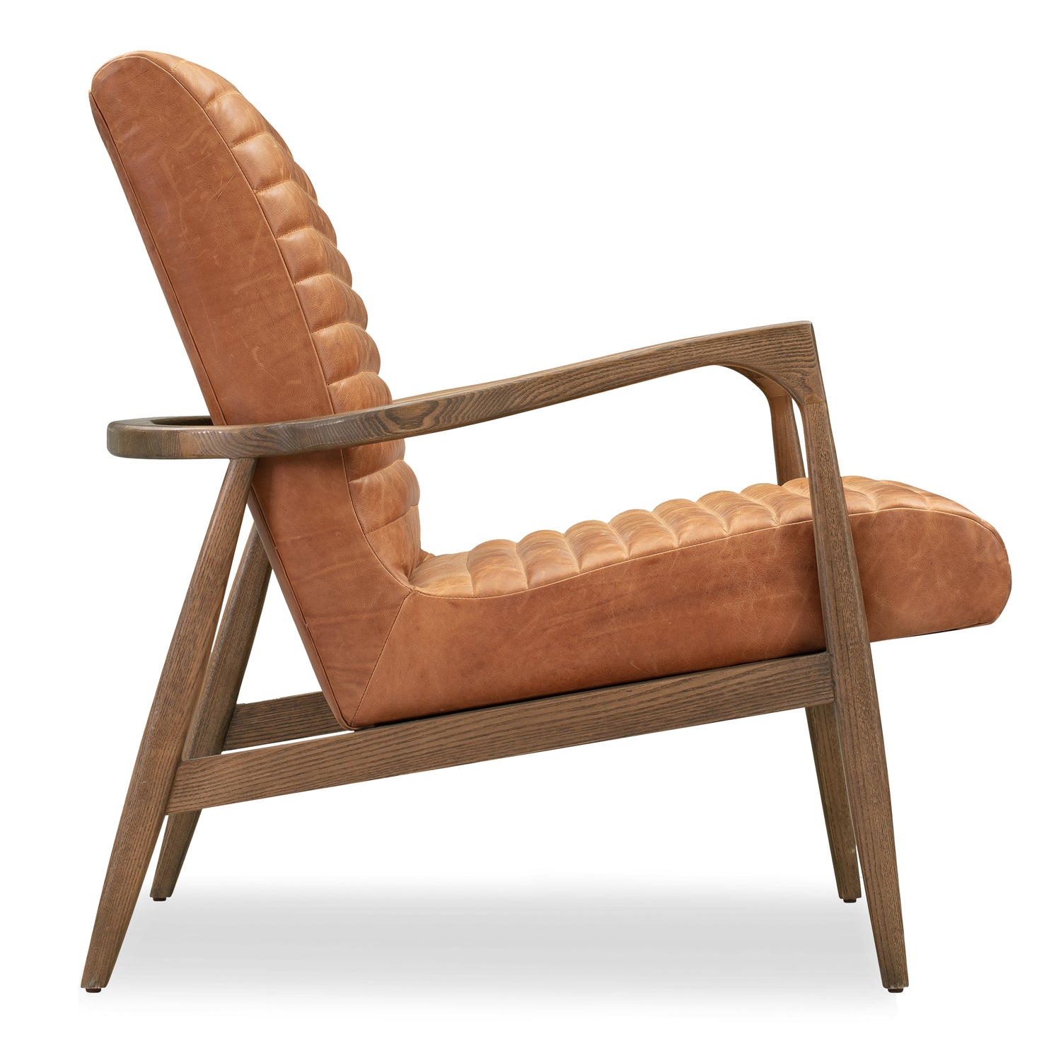 Rowan Leather Lounge Chair | Cognac Tan | Set of 2 