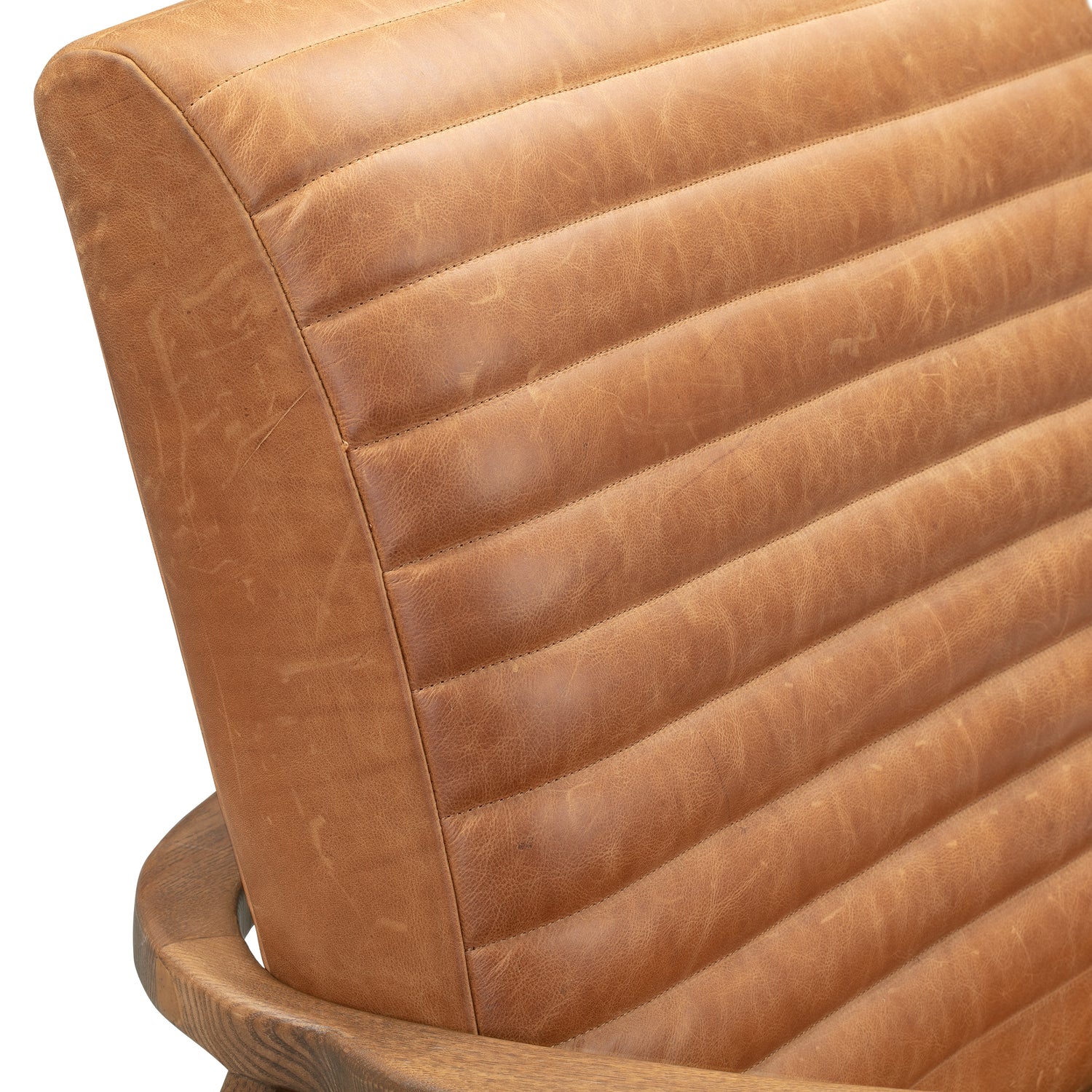 Rowan Leather Lounge Chair | Cognac Tan | Set of 2 