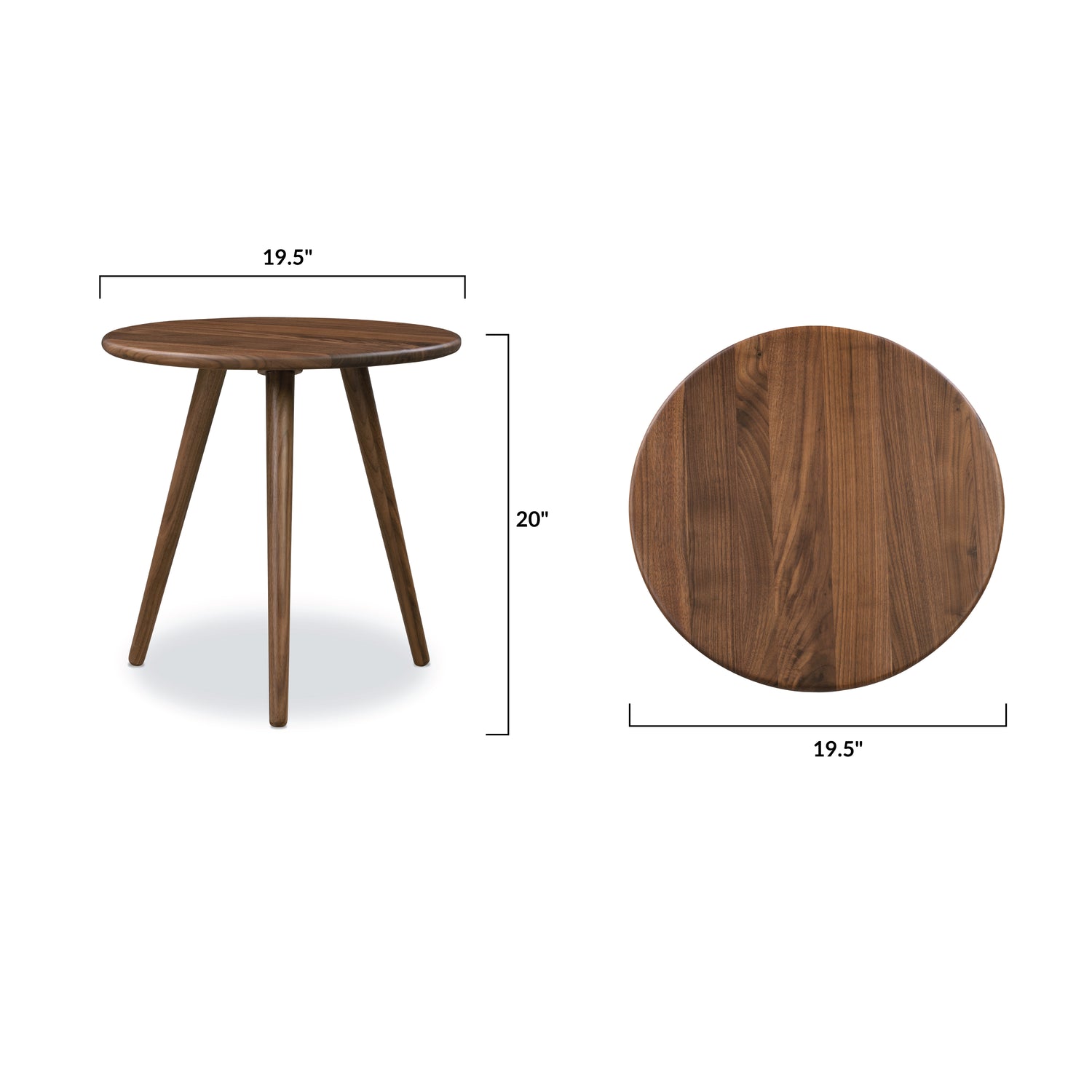 Douro Side Table | Walnut 