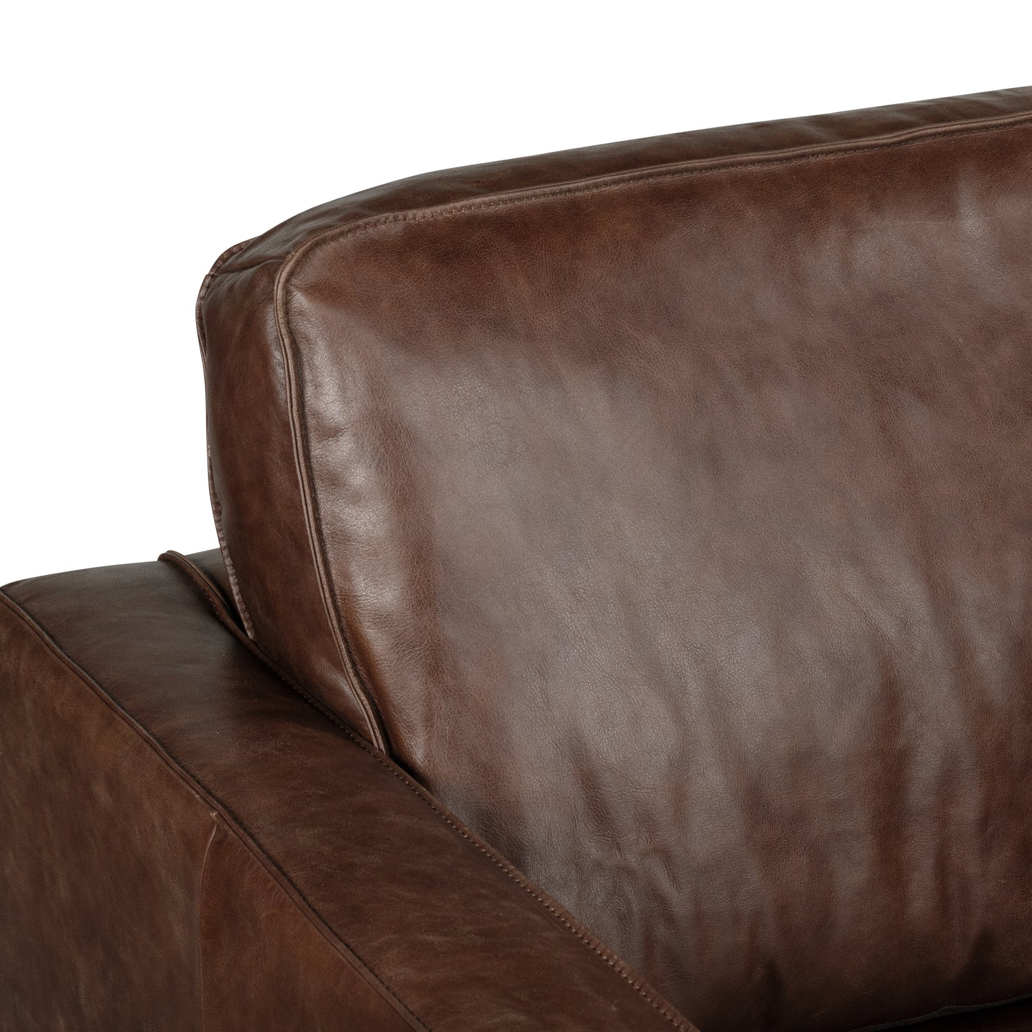 Mateo Leather Lounge Chair | Chocolate Brown 