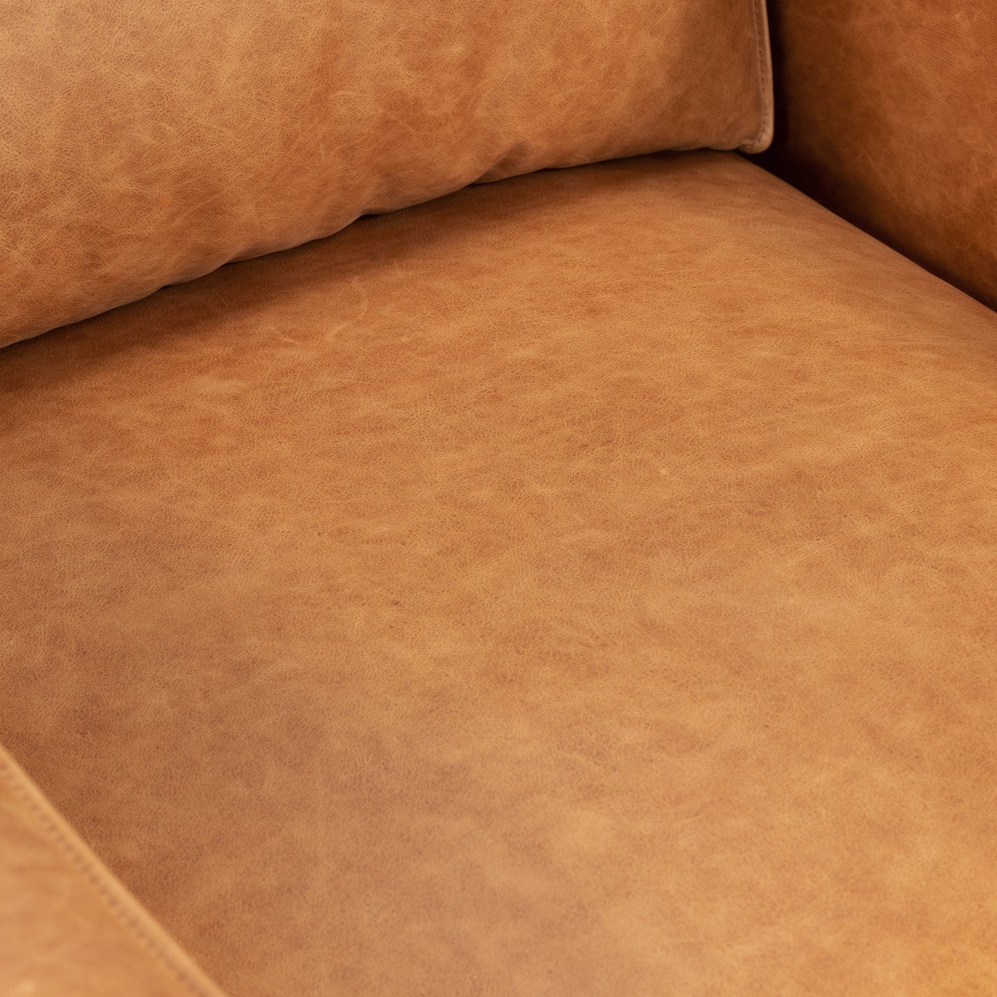 Mateo Leather Lounge Chair | Cognac Tan