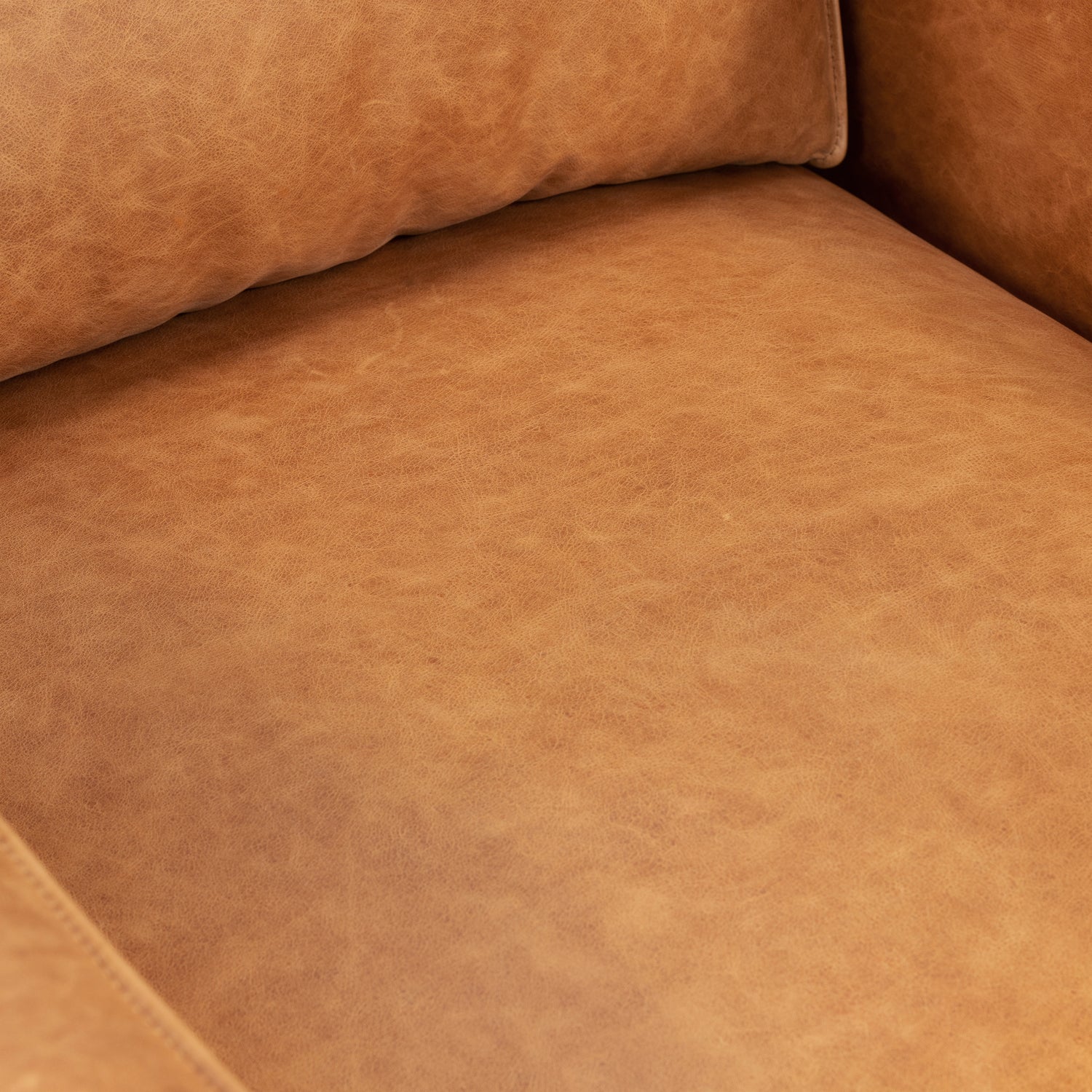 Mateo Leather Lounge Chair | Cognac Tan 