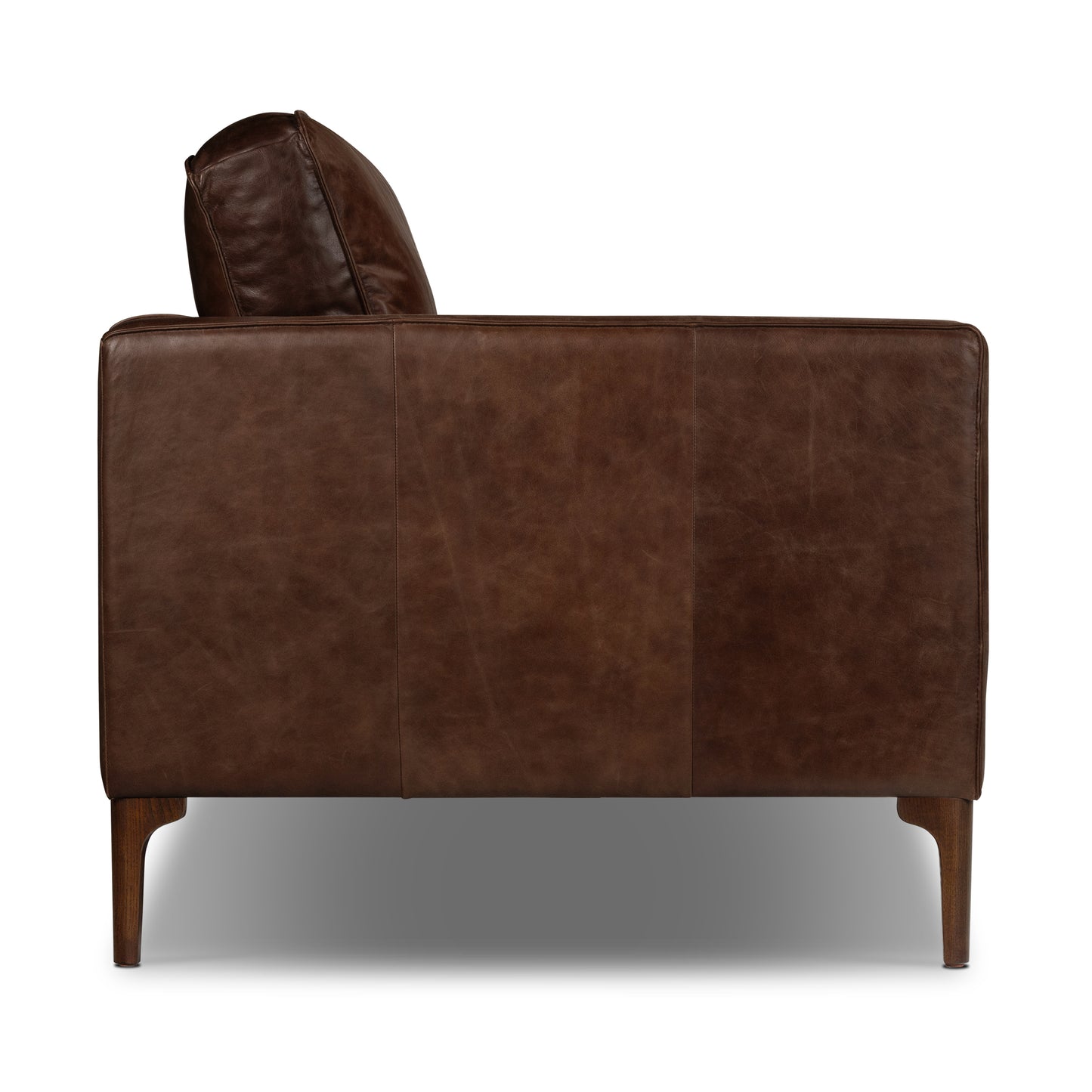 Mateo 82.5" Leather Sofa | Chocolate Brown