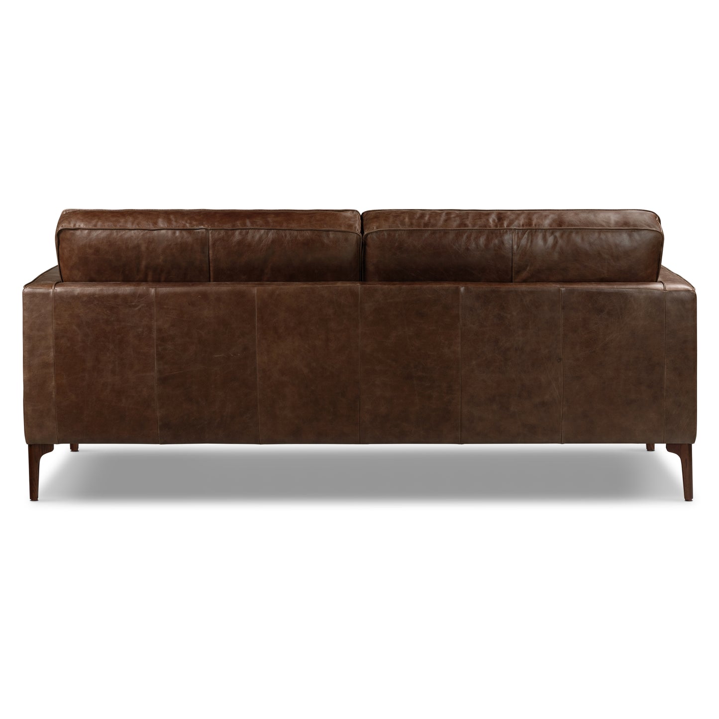 Mateo 82.5" Leather Sofa | Chocolate Brown