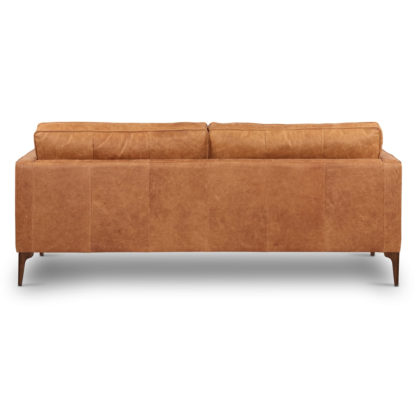 Mateo 82.5" Leather Sofa | Cognac Tan
