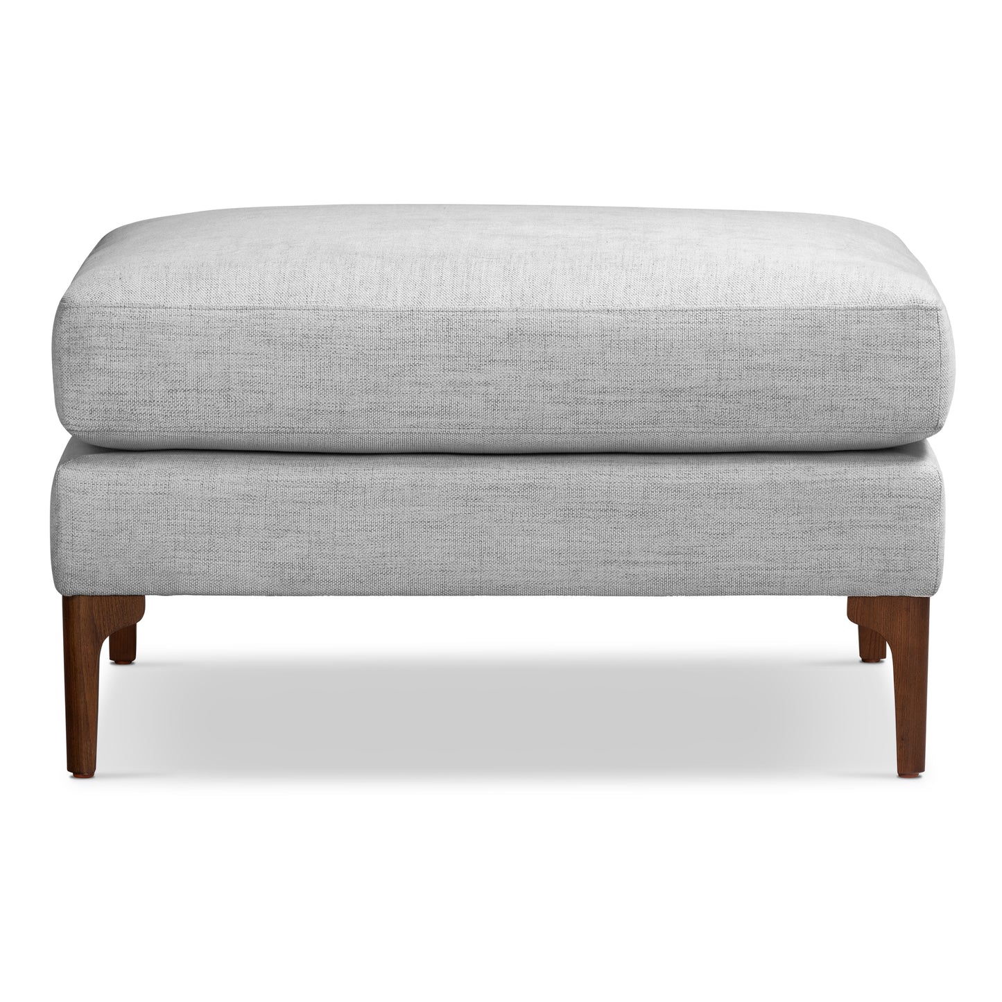 Mateo Fabric Ottoman | Seashell Grey