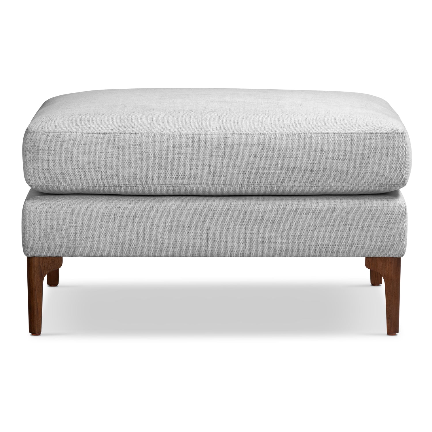 Mateo Fabric Ottoman | Seashell Grey 