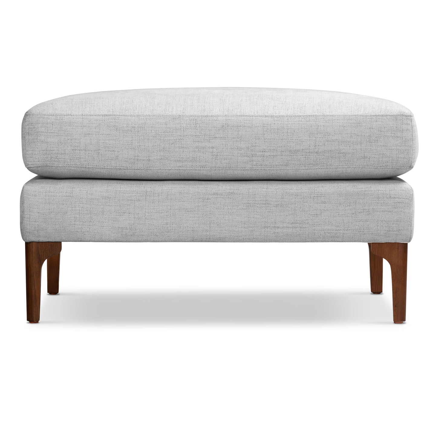 Mateo Fabric Ottoman | Seashell Grey