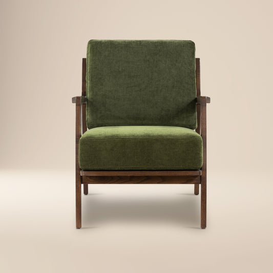 Verity Lounge Chair | Distressed Green