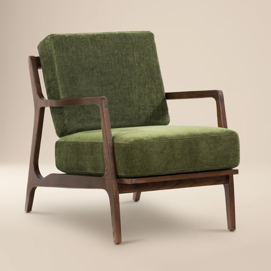 Verity Lounge Chair | Distressed Green