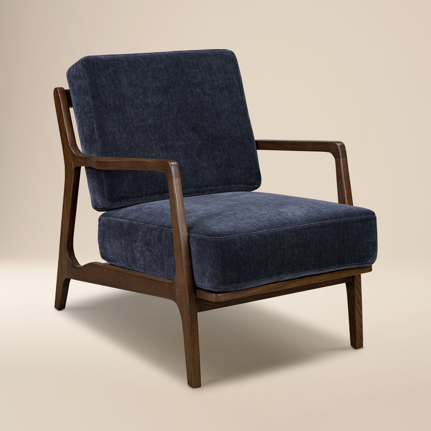 Verity Lounge Chair | Mystic Blue 