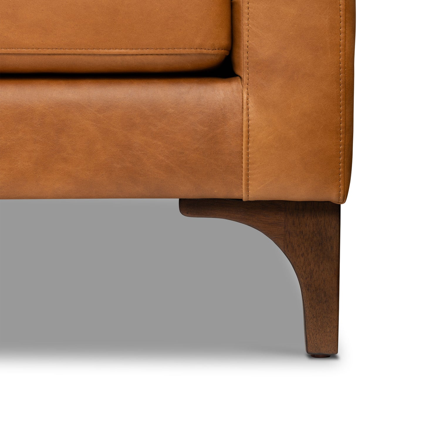 Argan 93" Leather Sofa | Cognac Tan