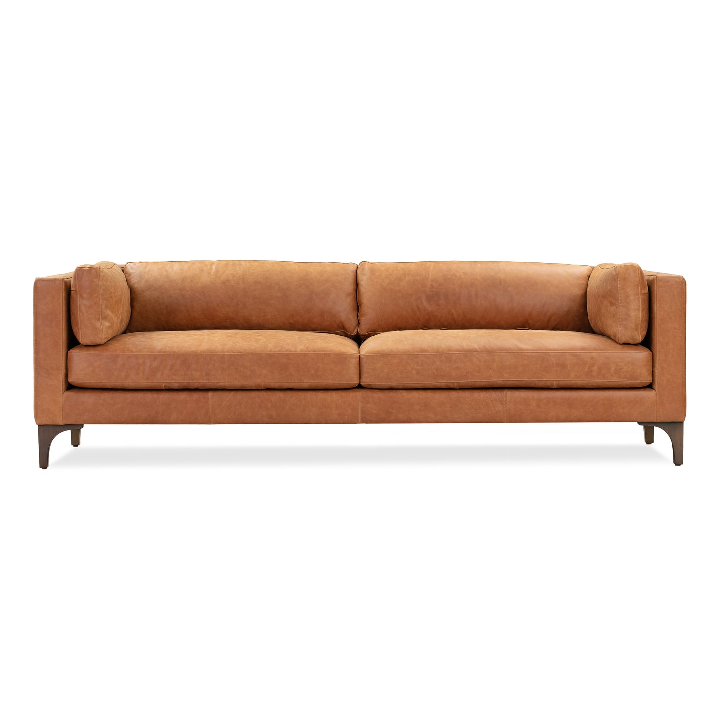 Argan 93" Leather Sofa | Cognac Tan