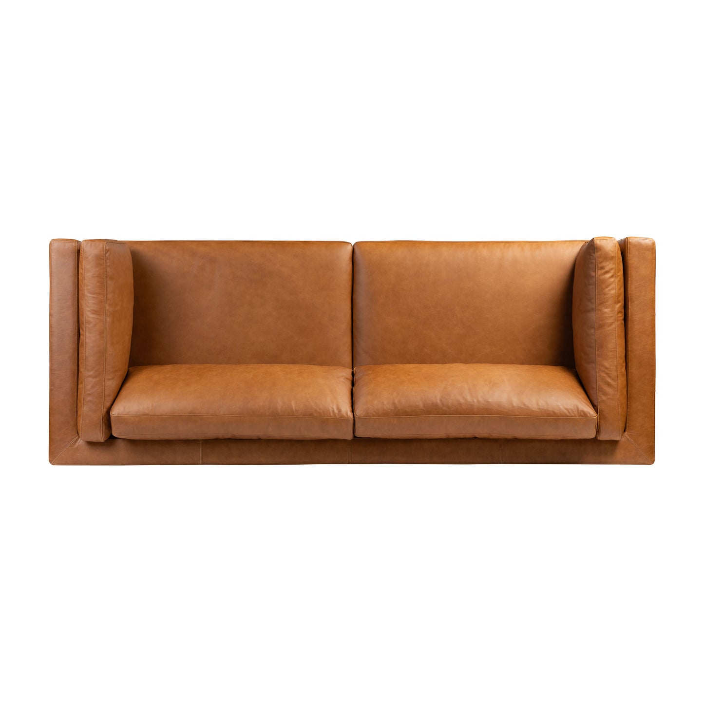 Argan 93" Leather Sofa | Cognac Tan