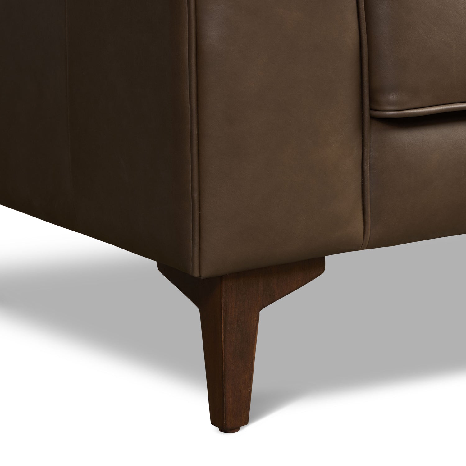 Essex Leather Lounge Chair | Cocoa Brown | Set of 2 