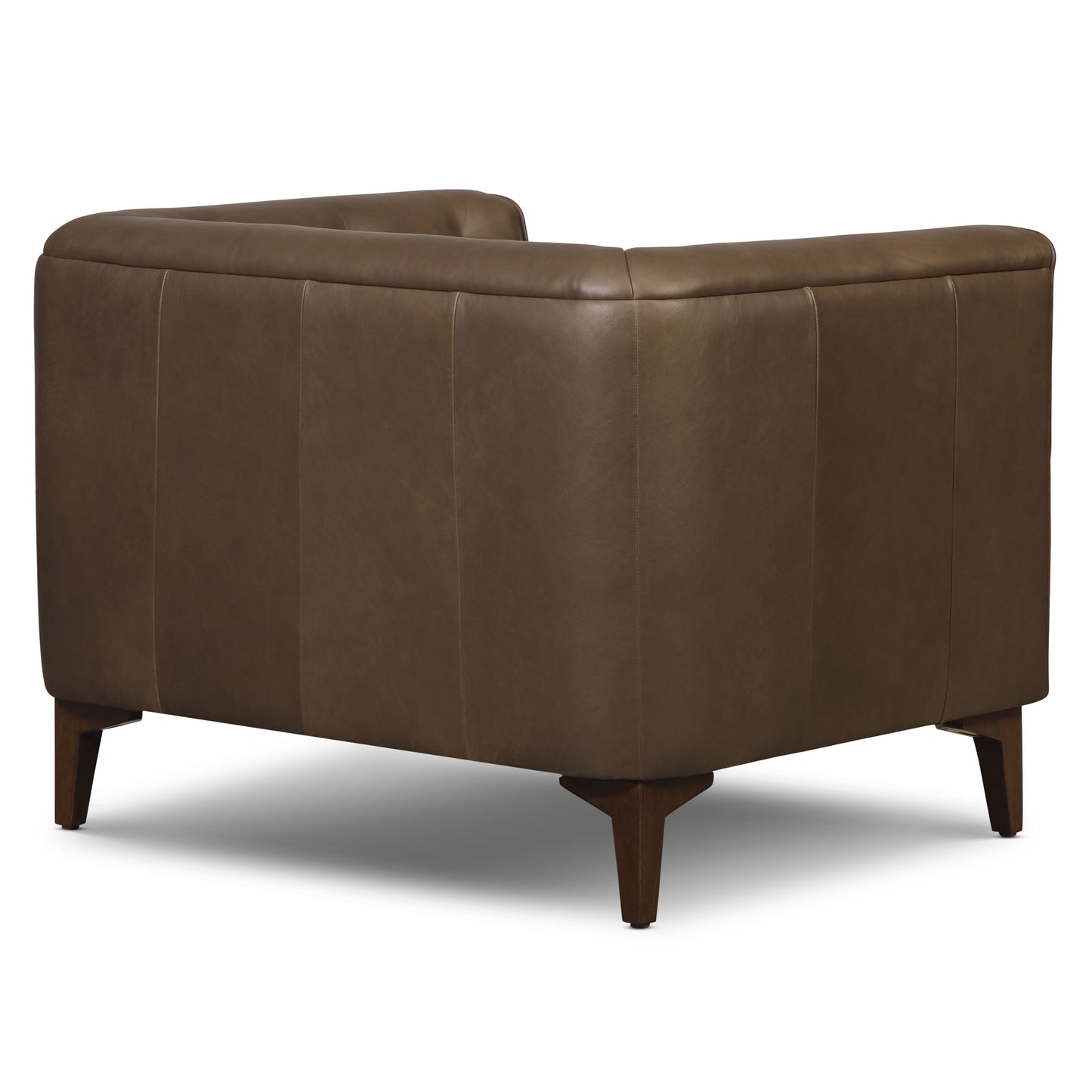 Essex Leather Lounge Chair | Cocoa Brown | Set of 2