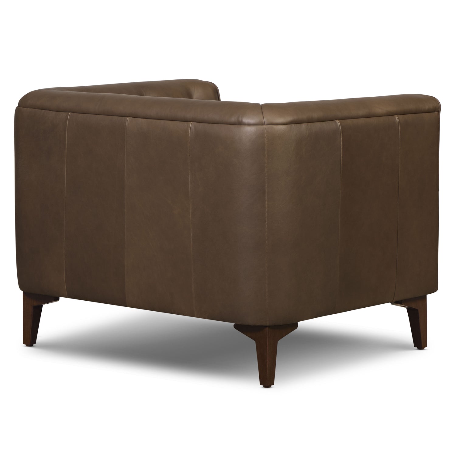 Essex Leather Lounge Chair | Cocoa Brown | Set of 2 