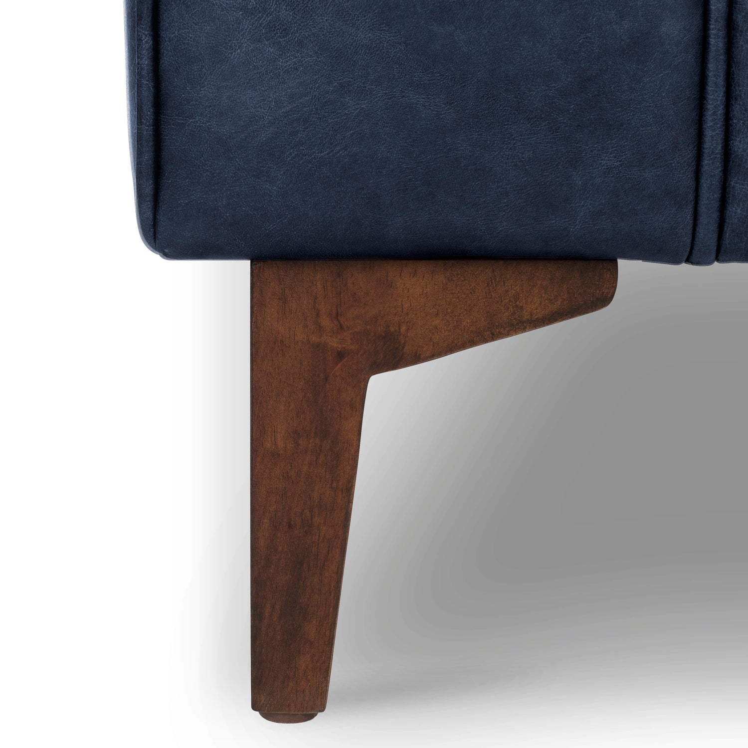 Essex Leather Lounge Chair | Midnight Blue | Set of 2 