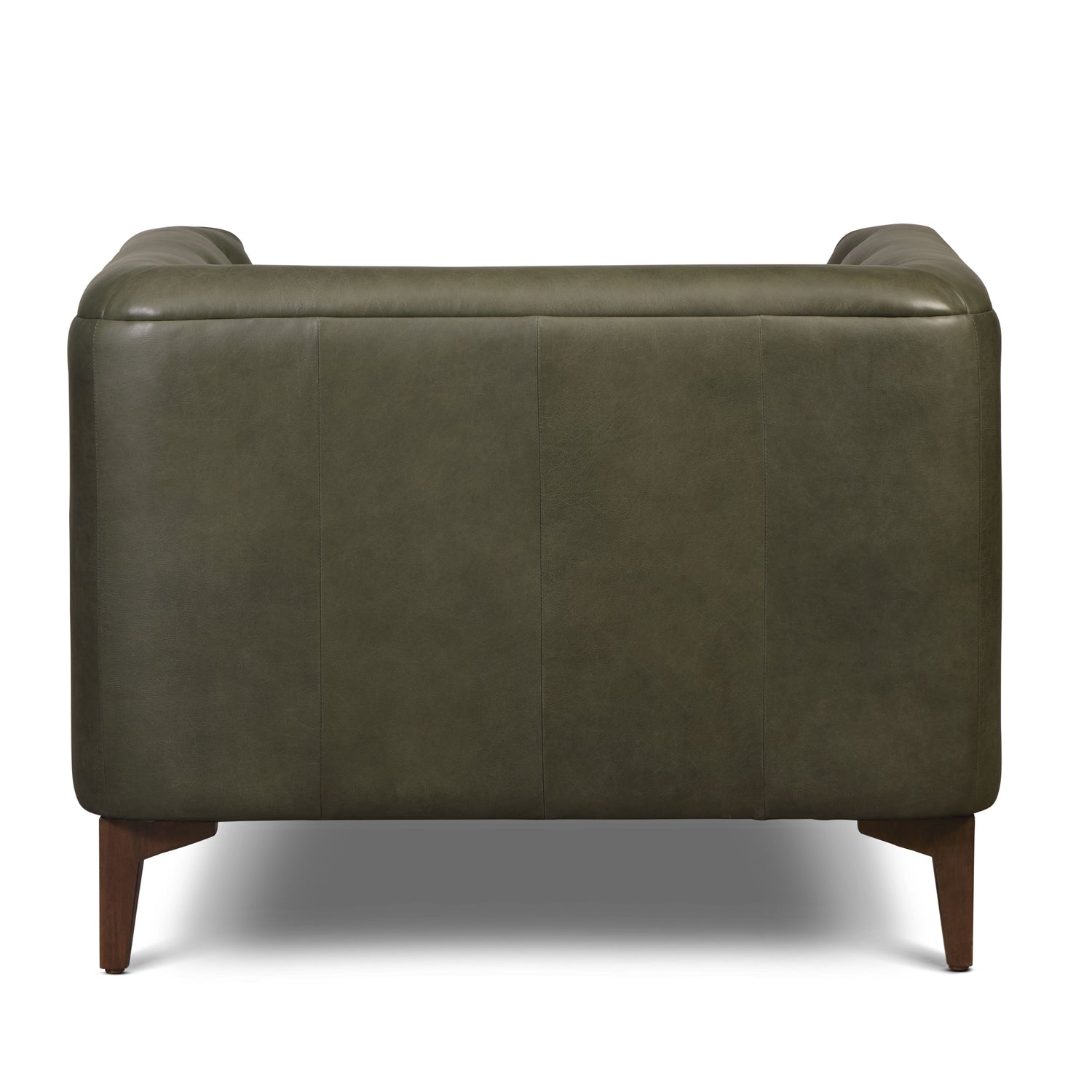 Essex Leather Lounge Chair | Olivine Green | Set of 2 