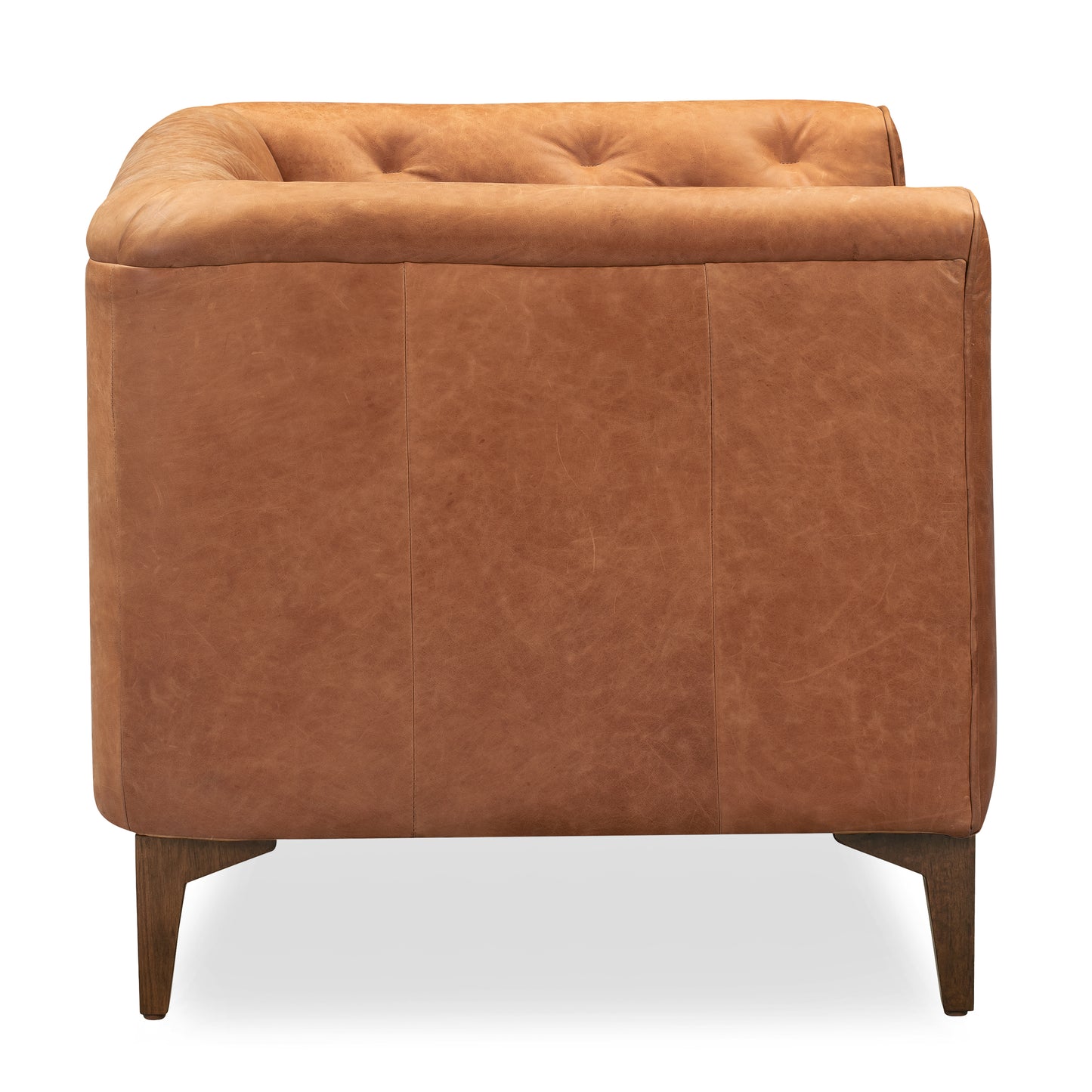 Essex Leather Lounge Chair | Cognac Tan | Set of 2