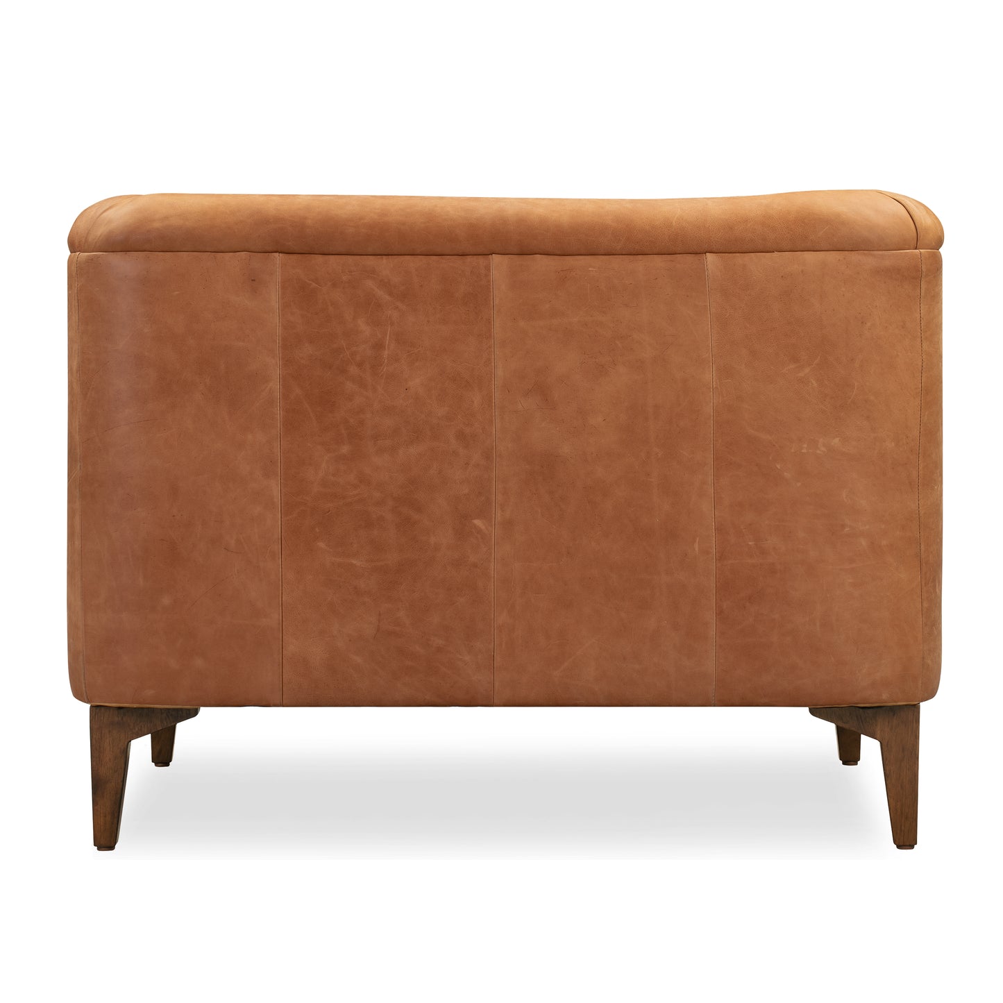Essex Leather Lounge Chair | Cognac Tan | Single