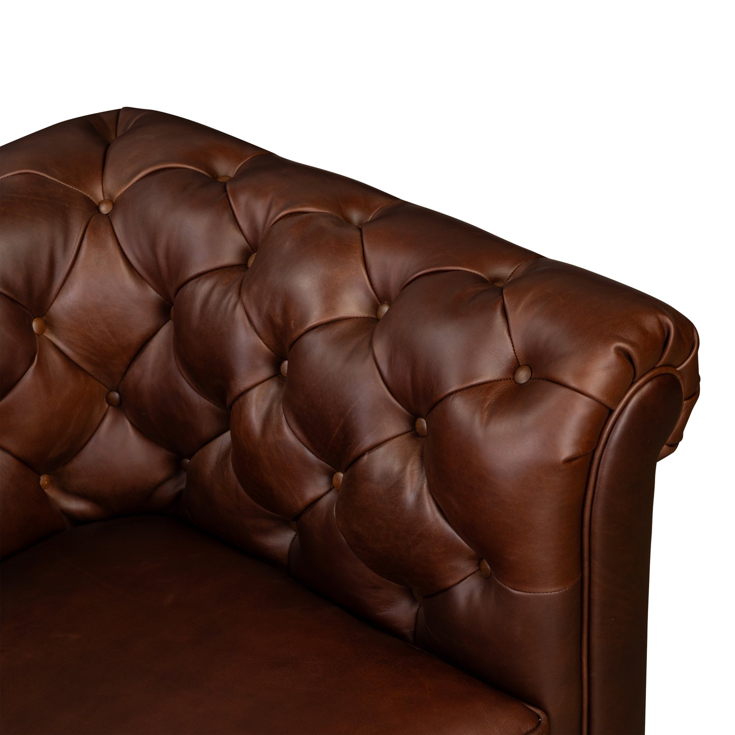 Lyon Leather Lounge Chair | Oscuro Brown | Set of 2