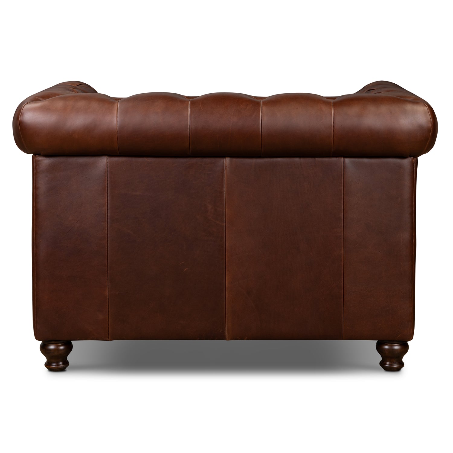 Lyon Leather Lounge Chair | Oscuro Brown | Single 