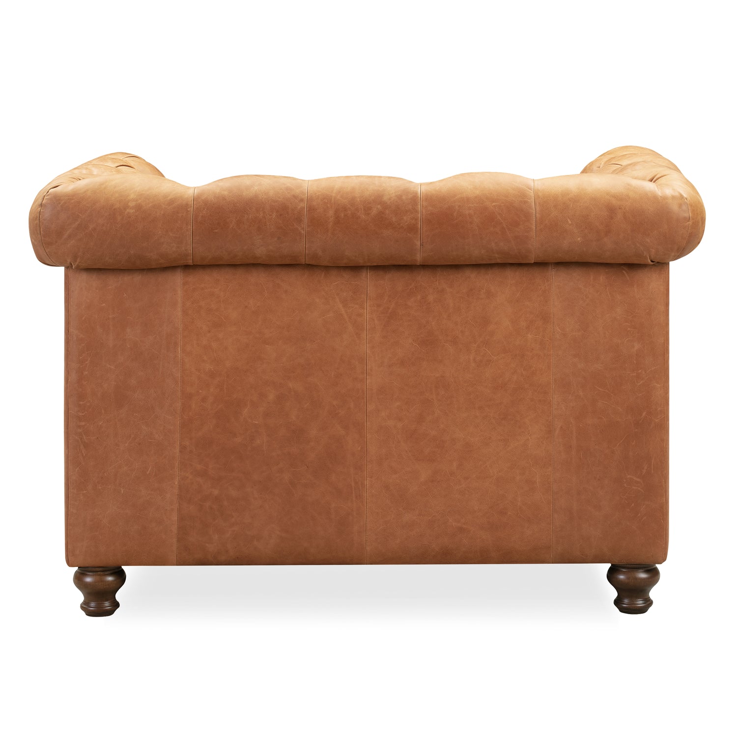 Lyon Leather Lounge Chair | Cognac Tan | Single 