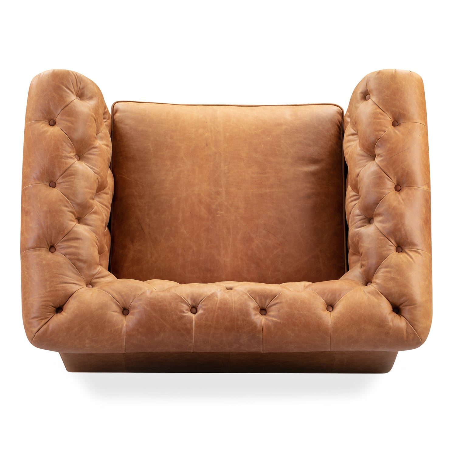 Lyon Leather Lounge Chair | Cognac Tan | Set of 2 