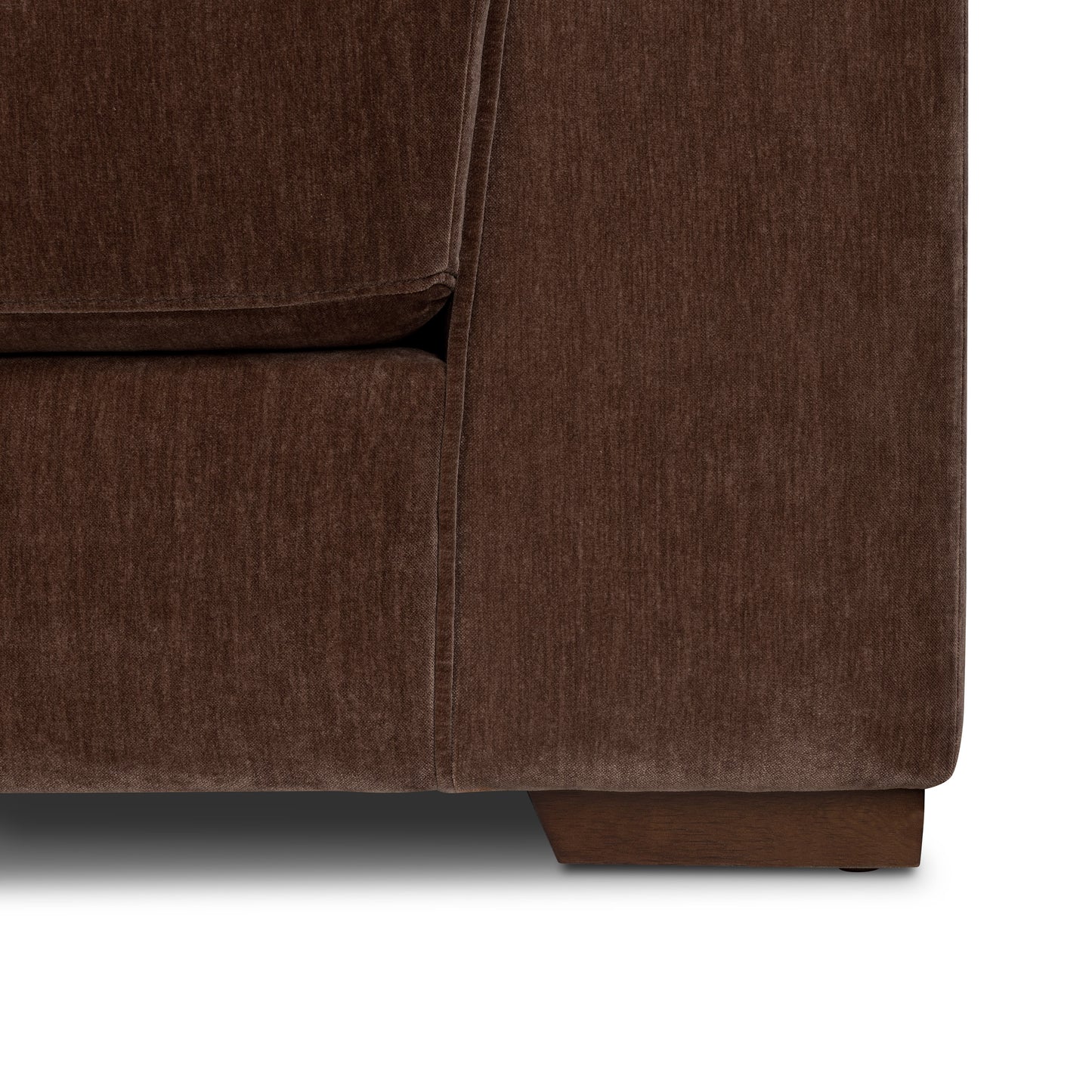 Capri 99" Velvet Sofa | Bronzer Brown