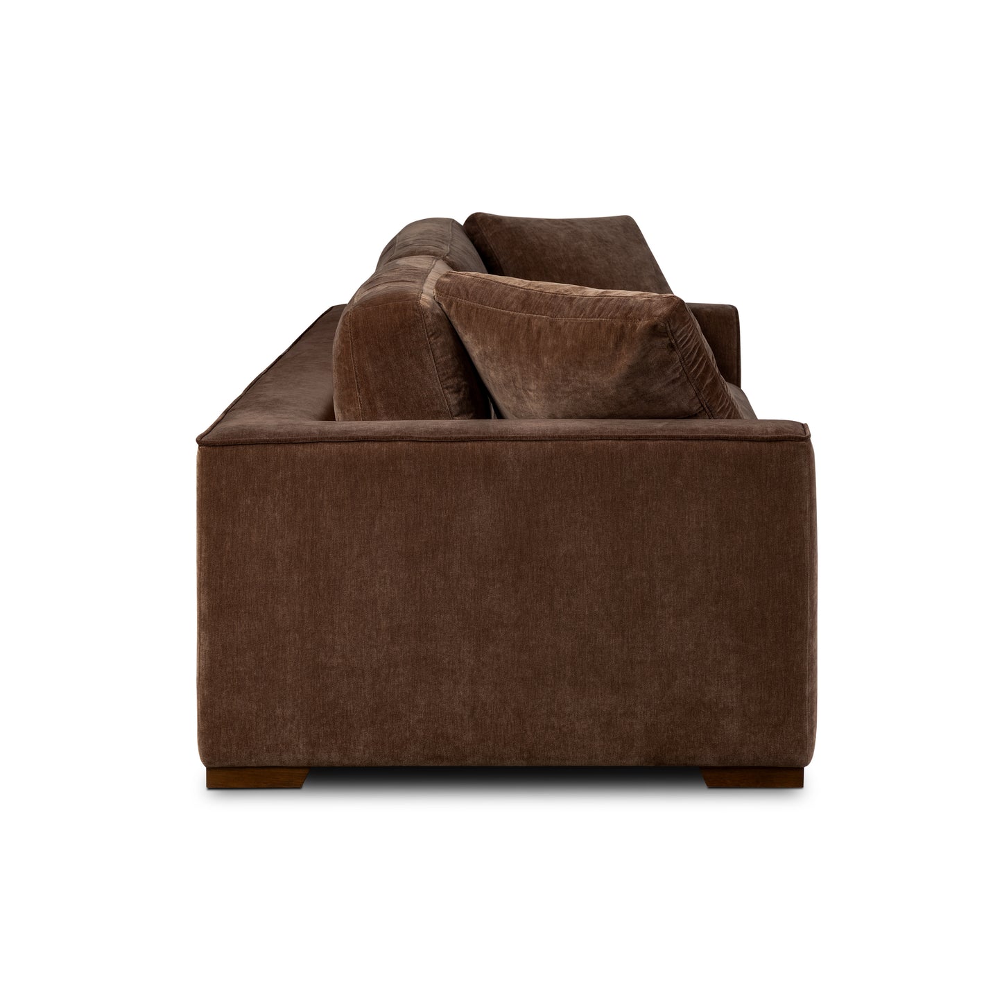 Capri 99" Velvet Sofa | Bronzer Brown