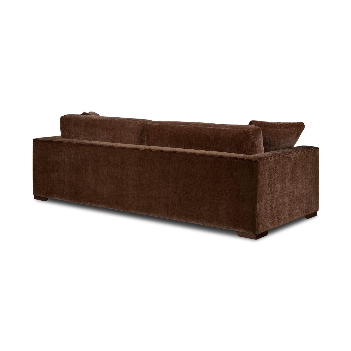 Capri 99" Velvet Sofa | Bronzer Brown