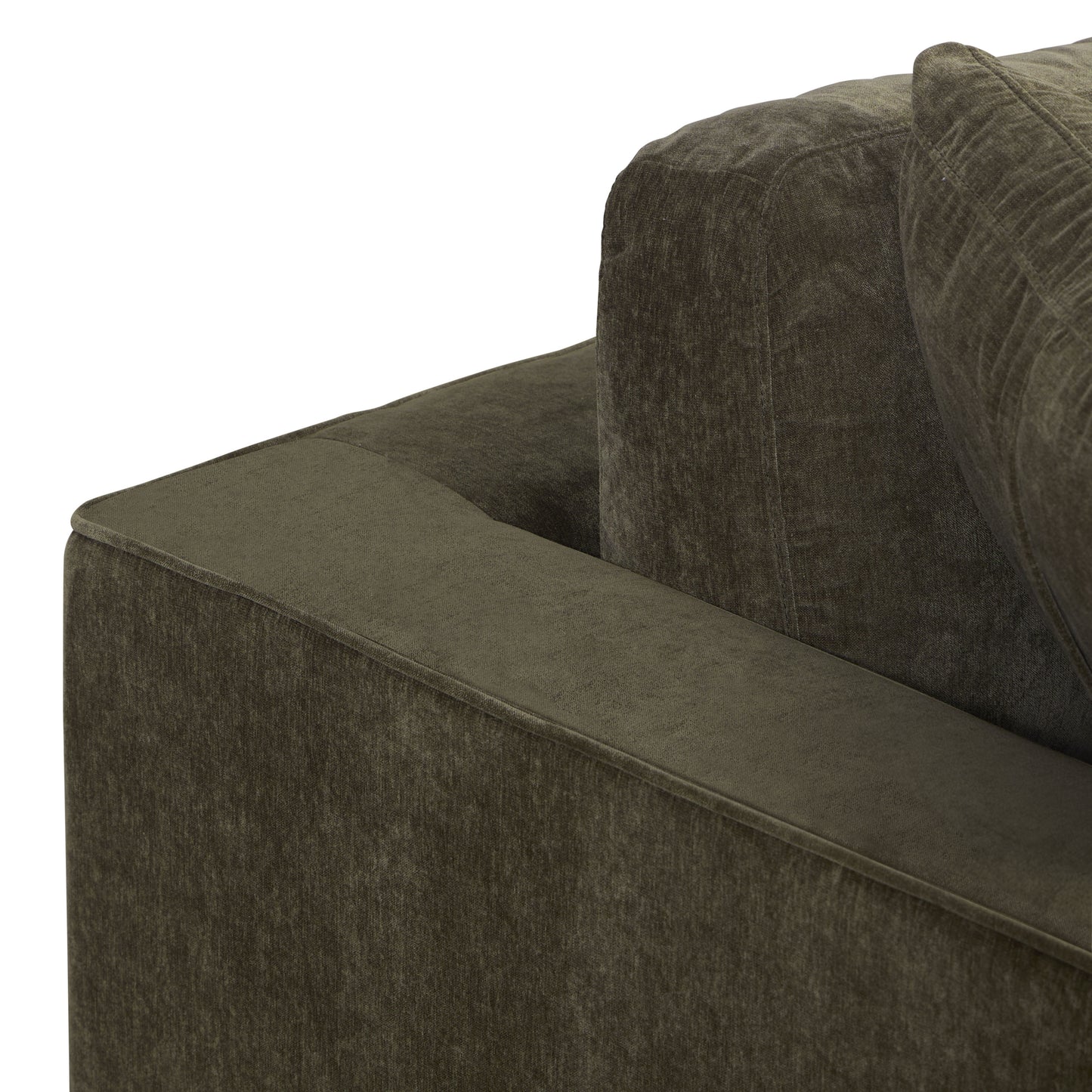 Capri 99" Velvet Sofa | Lume Green