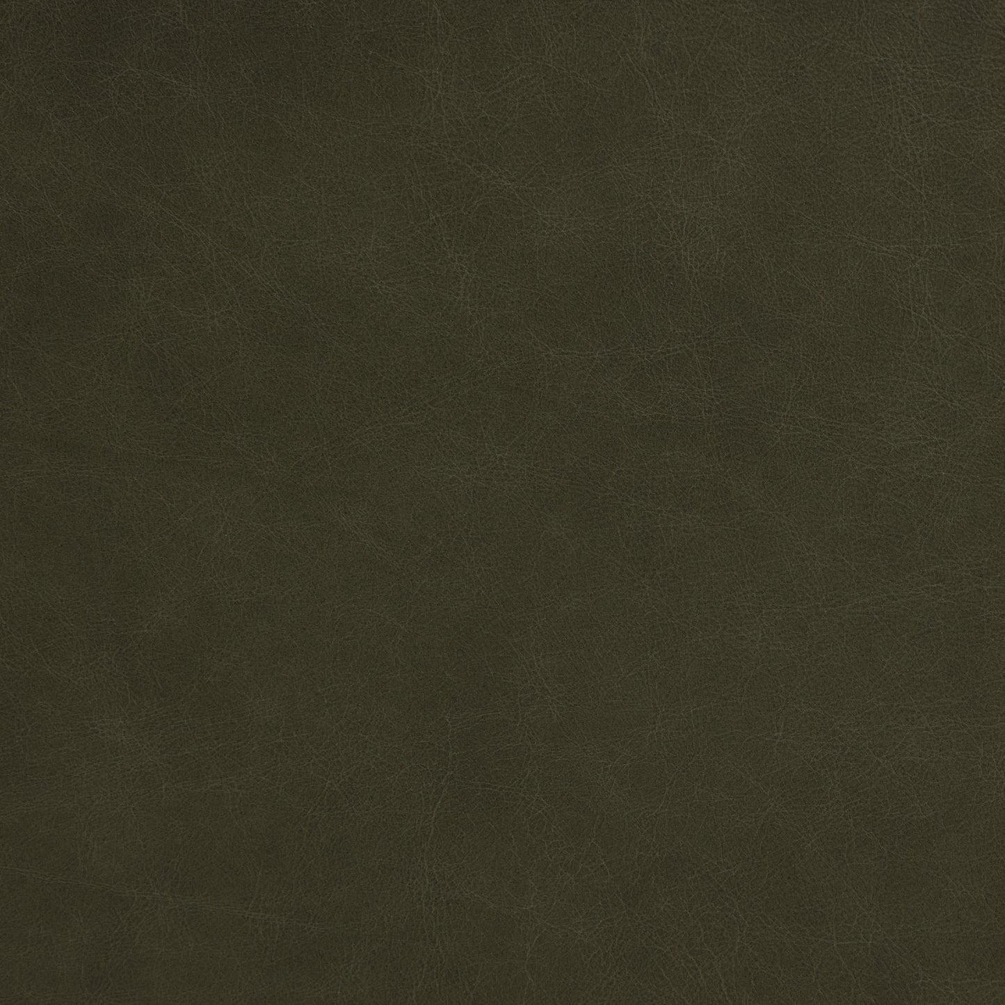 Senja Leather Storage Ottoman | Olivine Green