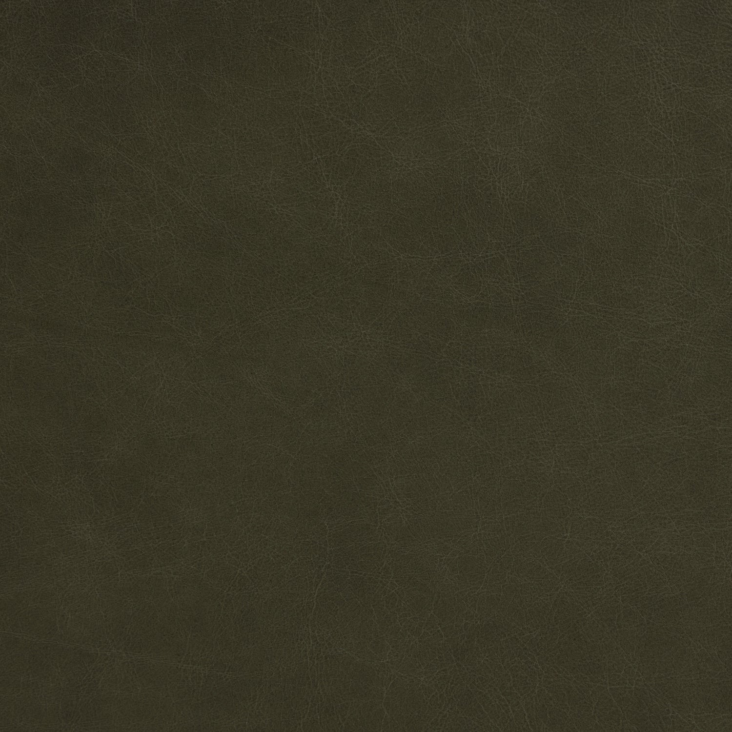Senja Leather Storage Ottoman | Olivine Green 