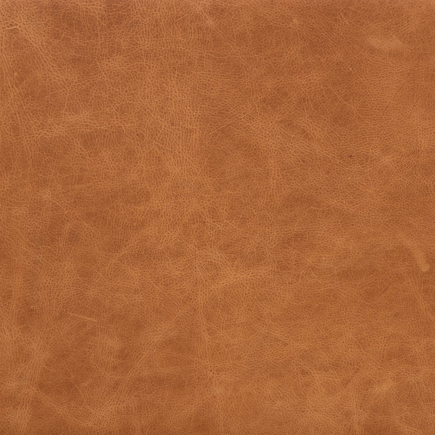 Senja Leather Storage Ottoman | Cognac Tan 