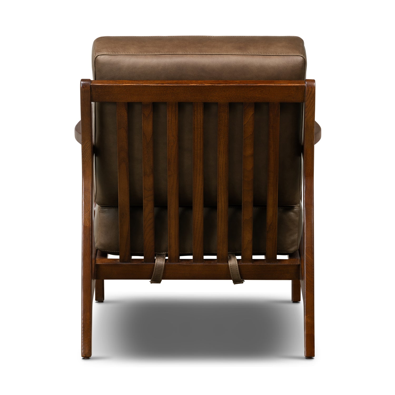 Verity Leather Lounge Chair | Cocoa Brown 