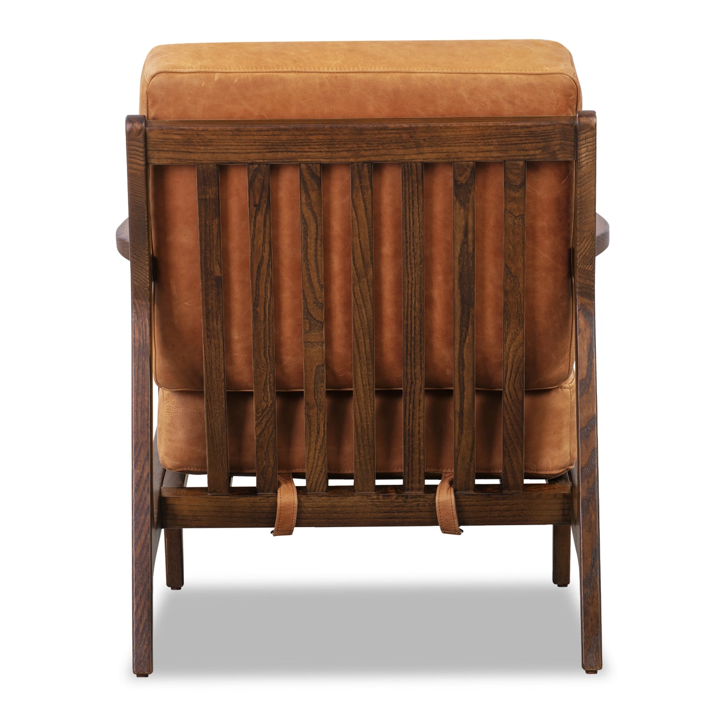 Verity Leather Lounge Chair | Cognac Tan