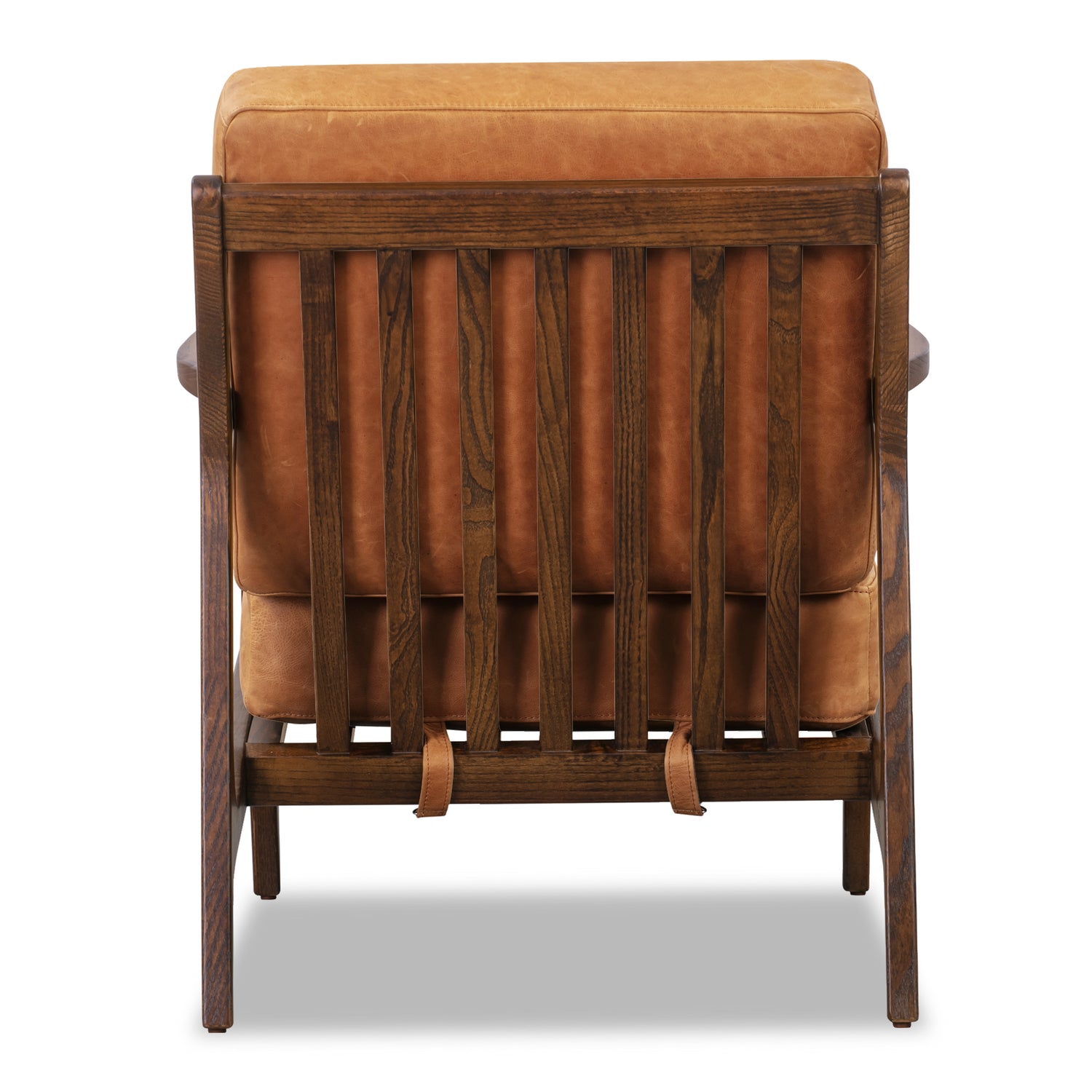 Verity Leather Lounge Chair | Cognac Tan 