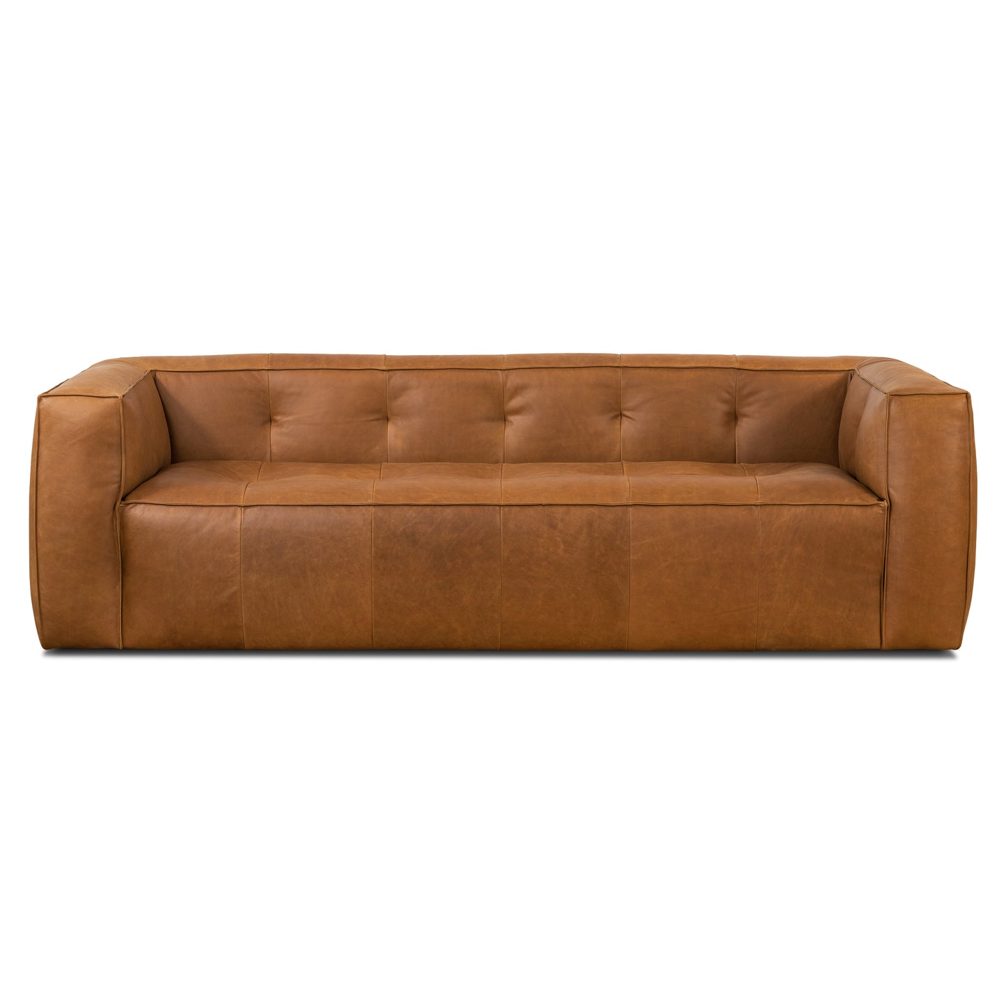 Capa 96.5" Leather Sofa | Saddle Tan