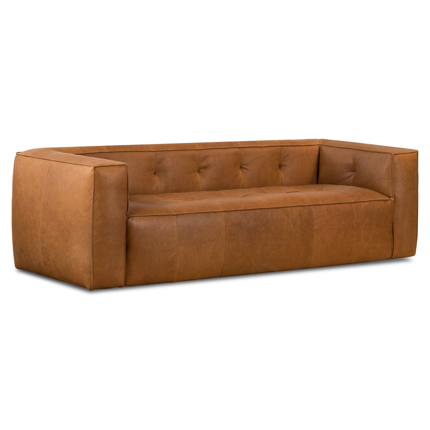 Capa 96.5" Leather Sofa | Saddle Tan