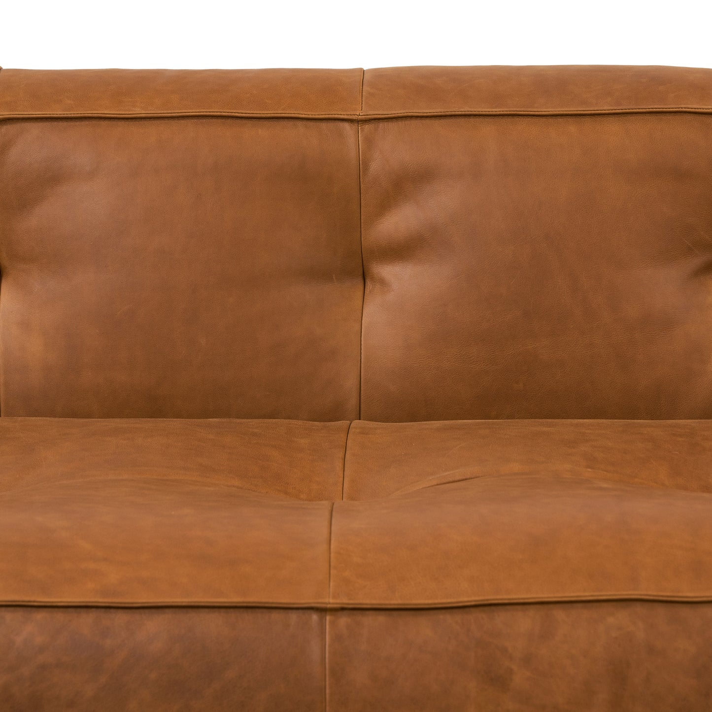 Capa 96.5" Leather Sofa | Saddle Tan