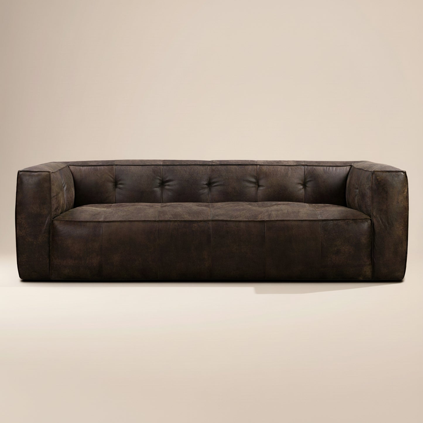 Capa 96.5" Leather Sofa | Outback Brown