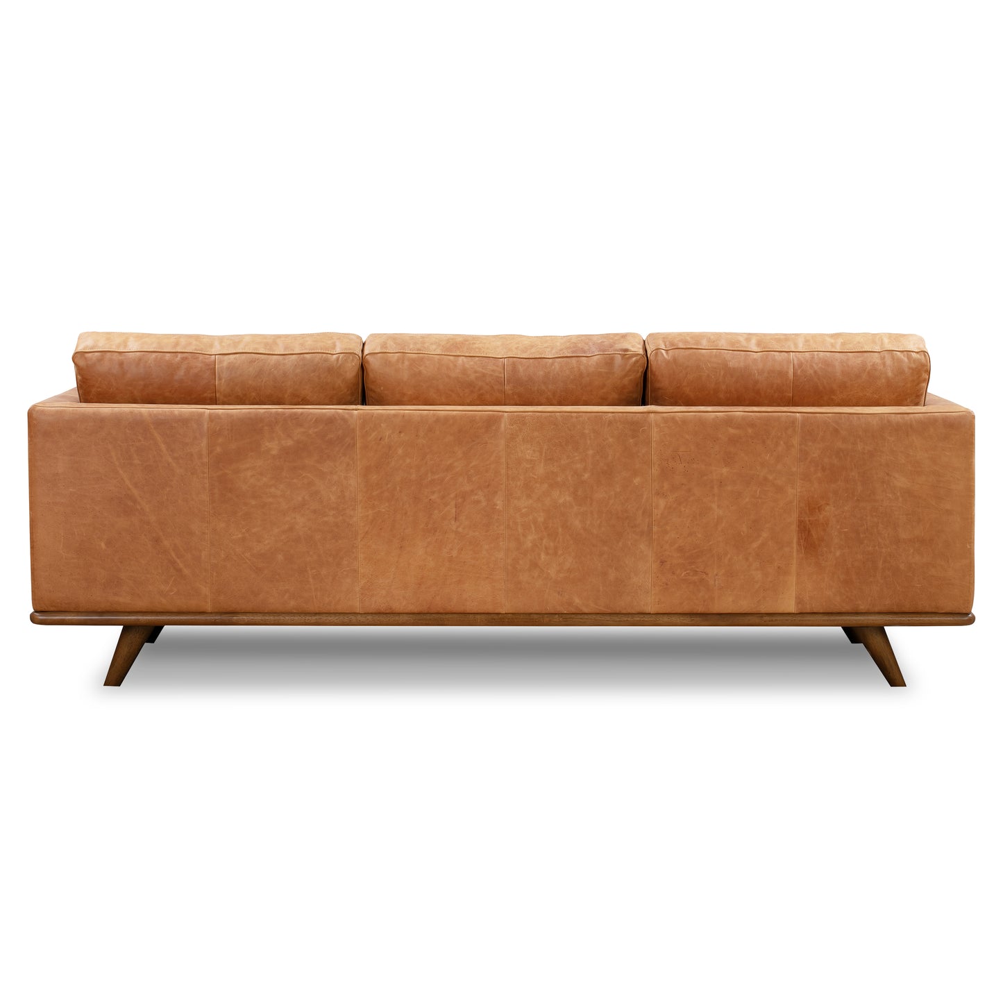 Nolita 85" Leather Sofa | Cognac Tan