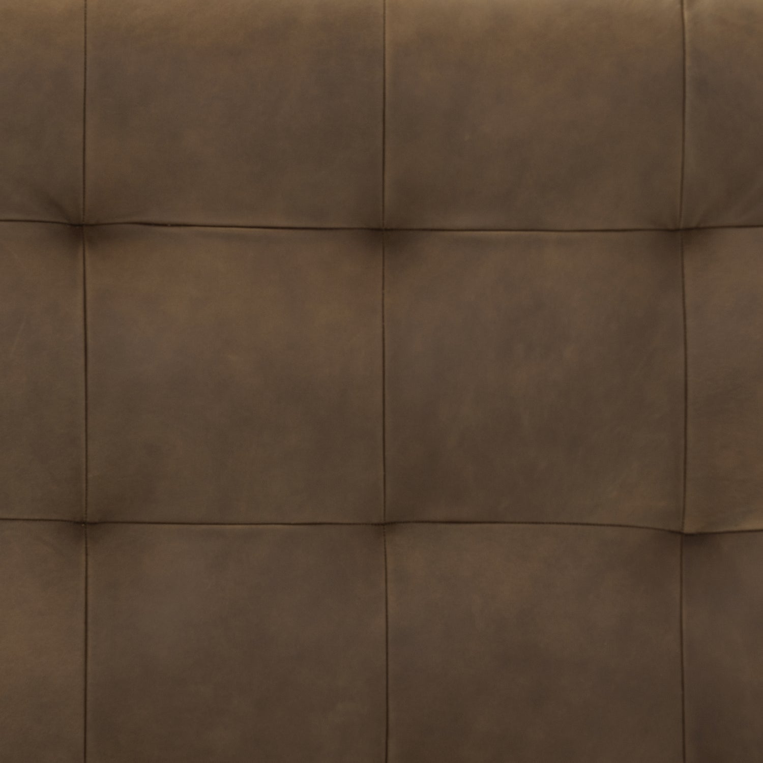 Napa Leather Ottoman | Cocoa Brown 