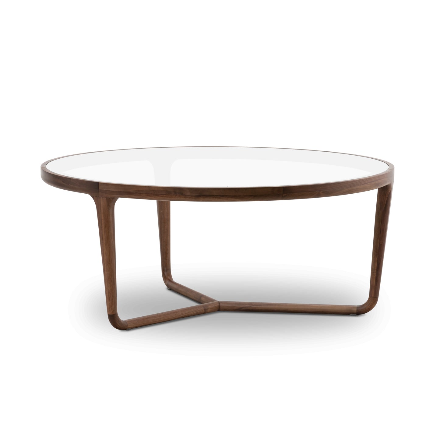 Ciro Round Coffee Table | Walnut